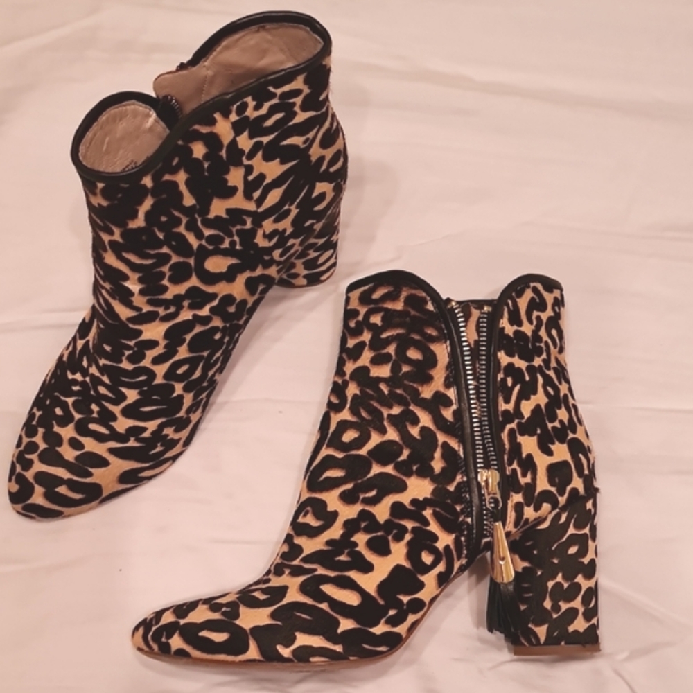 Louise et Cie Brown and Black Ankle Boots